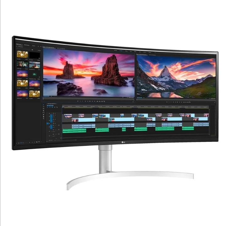 38" LG 38WN95CP-W - 3840x1600 - 144Hz - Nano IPS - 94W USB HUB - Curved - Thunderbolt - 1 ms - Screen