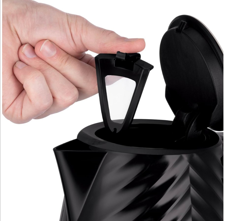 Russell Hobbs Kettle Gr?ove 26380-70 - Bl?ck - Bl?ck with stainless steel accents - 2400 W