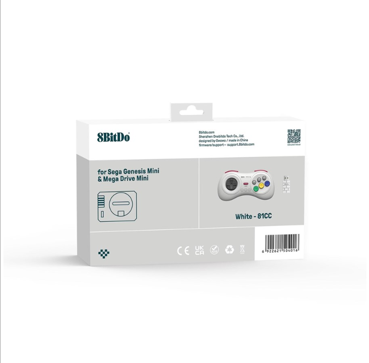 8BitDo M30 2.4G Wireless Pad White - Gamepad - Nintendo Switch