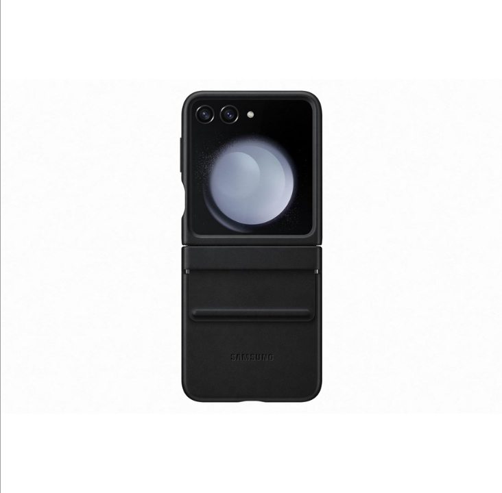 Samsung Galaxy Z Flip5 Flap ECO-Leather Case - Black