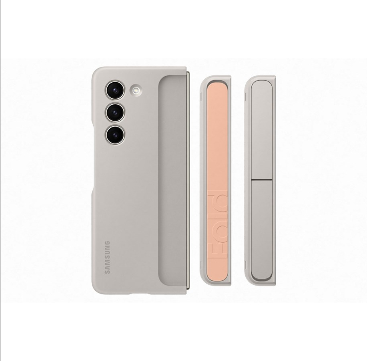 Samsung Galaxy Z Fold5 Standing Case with Strap - Sand