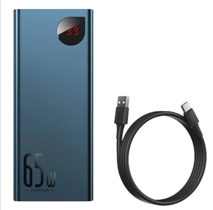 Baseus Adaman PowerBank - Blue - 20000 mAh