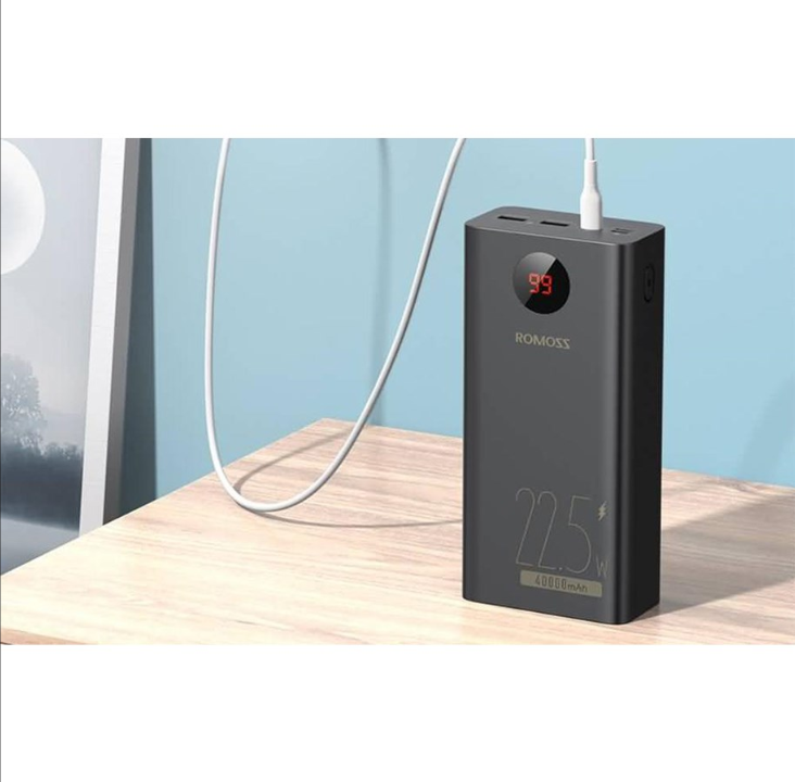 ROMOSS PEA40PF PowerBank - Svart - 40000 mAh