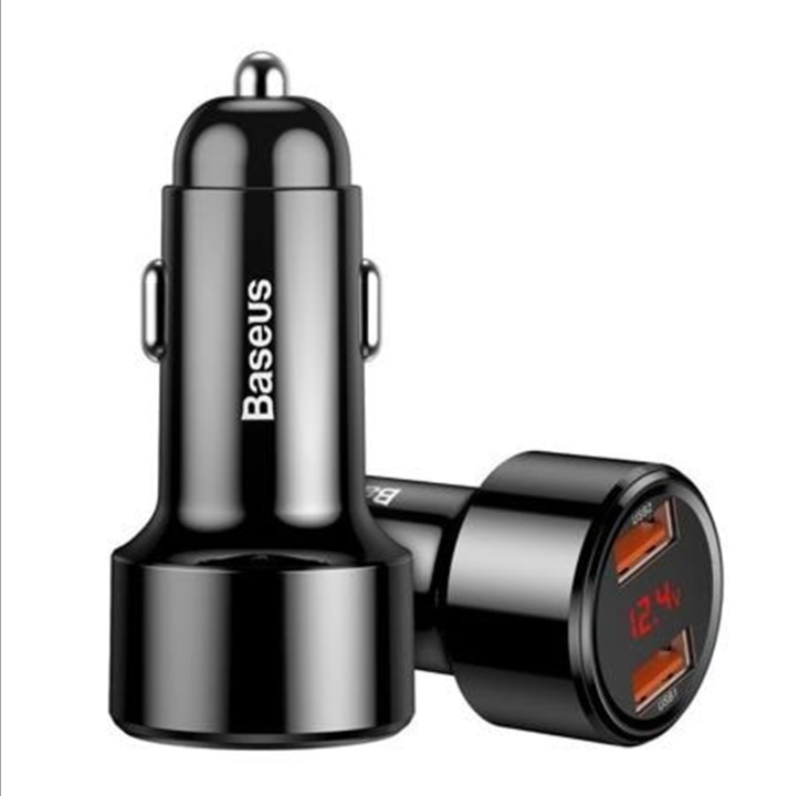 Baseus Magic Car Charger 2x USB QC 3.0 45W (Black)