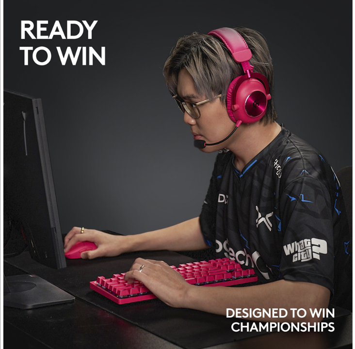 Logitech G PRO X SUPERLIGHT 2 - Gaming mouse - Optic - 5 buttons - Pink