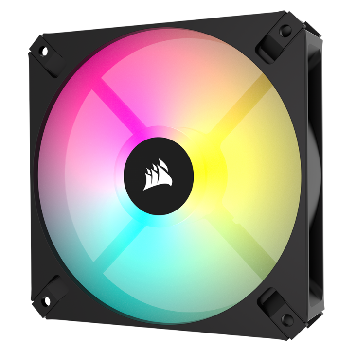 Corsair iCUE AR120 Digital RGB - Black - Chassis fan - 120mm - Black with RGB LED - 27 dBA