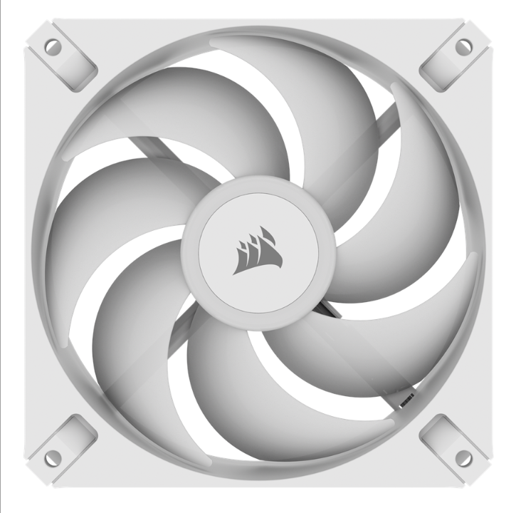 Corsair iCUE AR120 Digital RGB - White - 3-pack - Chassis fan - 120mm - White with RGB light - 27 dBA