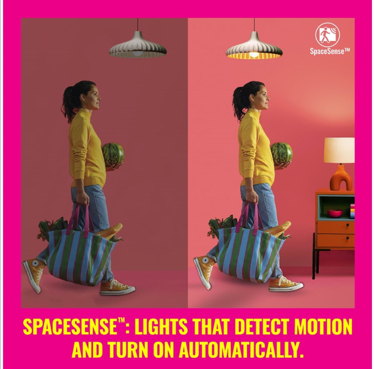 WiZ 皇冠灯 4.9W E14,颜色和可调白色,Wi-Fi,3 件装