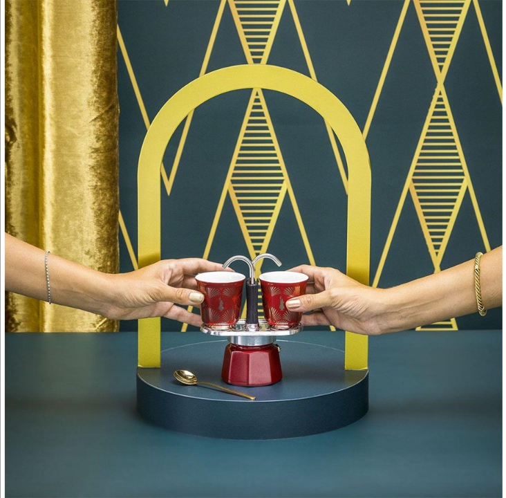 Bialetti Mini Express D?©co set - 2 cups