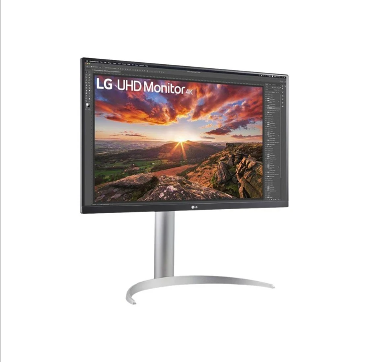 27" LG 27UP85NP-W - 3840x2160 (4K / UHD) - IPS - HDR10 - 90W USB 集线器 - 5 毫秒 - 屏幕
