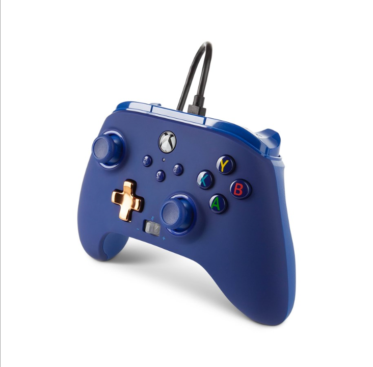 PowerA Enhanced Wired Controller for Xbox Series X|S - Midnight bl? - Gamepad - Microsoft Xbox One X