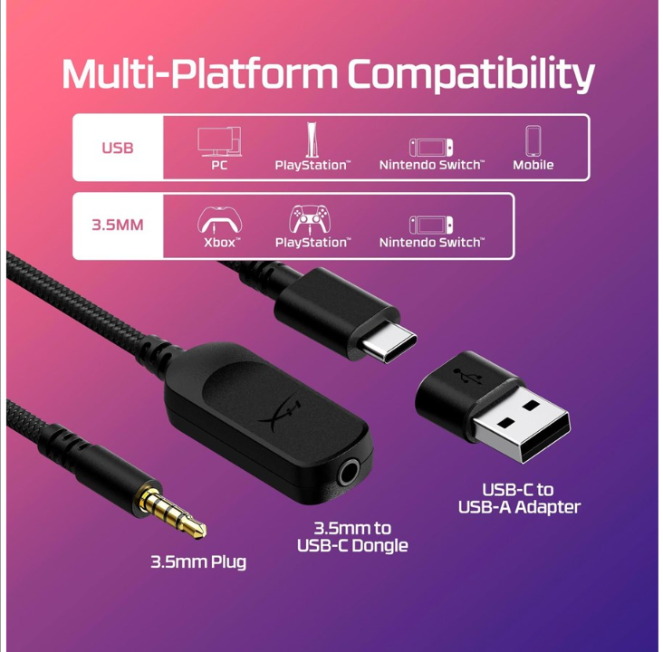 HyperX Cloud III - أسود/أحمر