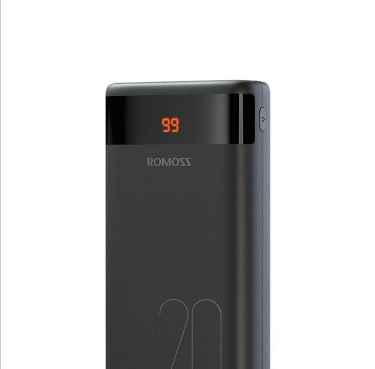 ROMOSS Ares 20 PowerBank - Svart - 20000 mAh