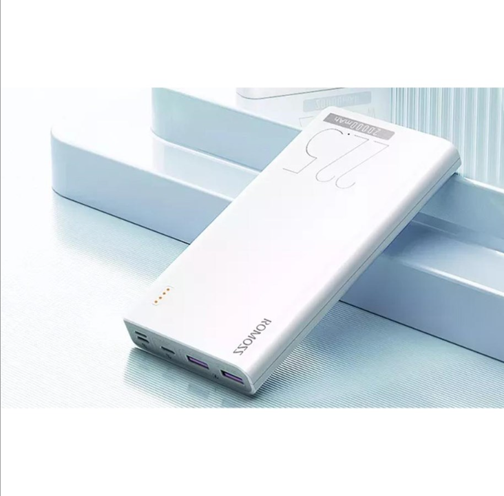 ROMOSS SENSE6F PowerBank - Vit - 20000 mAh