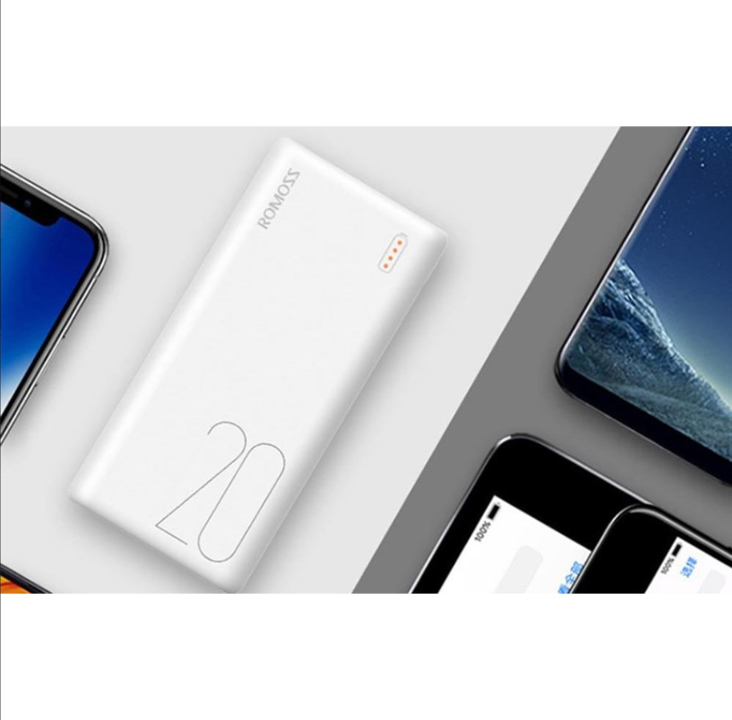 باور بانك روموس سيمبل 20 - فيتامين - 20000 مللي أمبير