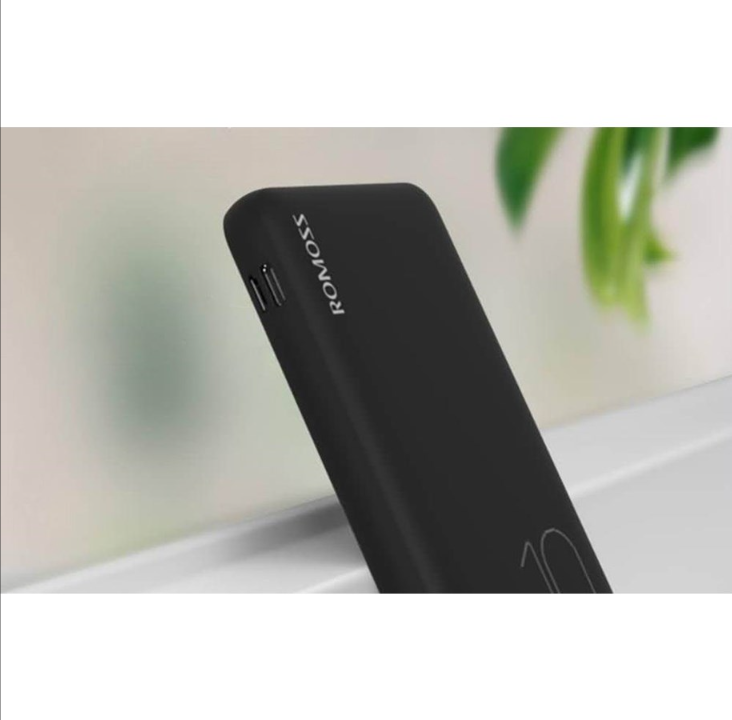 ROMOSS PSP10 PowerBank - Svart - 10000 mAh