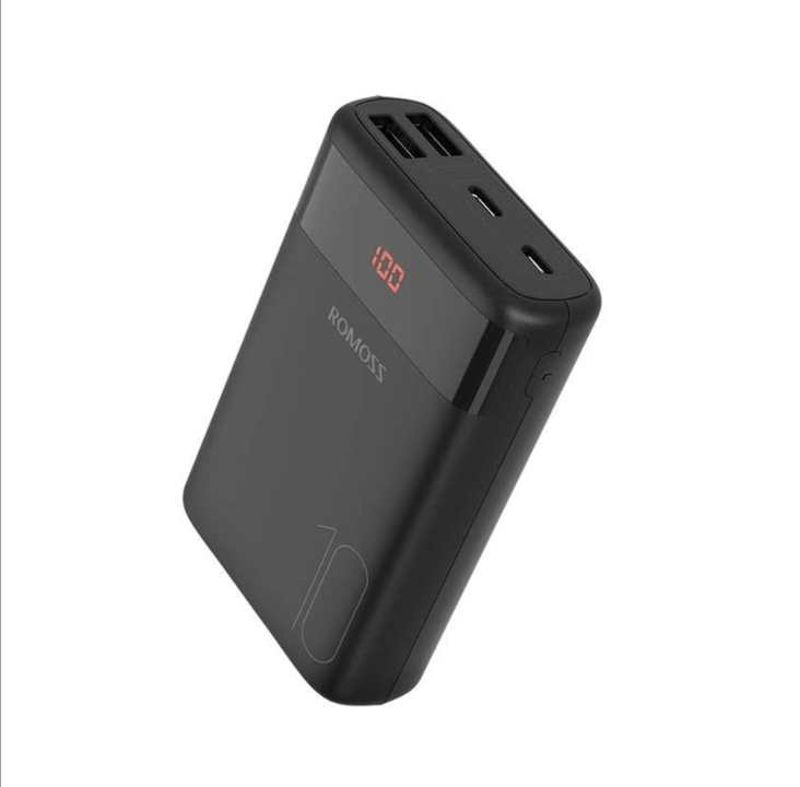 ROMOSS Ares 10 PowerBank - Svart - 10000 mAh