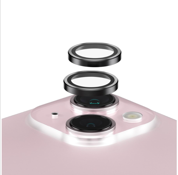 PanzerGlass Hoops 适用于 Apple iPhone 15/15 Plus - 黑色