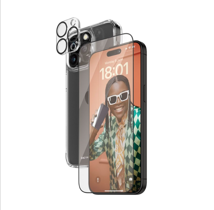 PanzerGlass 3-in-1 Protection Pack Apple iPhone 15 Pro Max