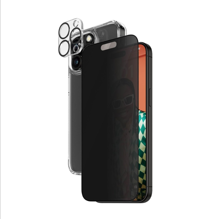 PanzerGlass 三合一隐私保护包 Apple iPhone 15 Pro Max