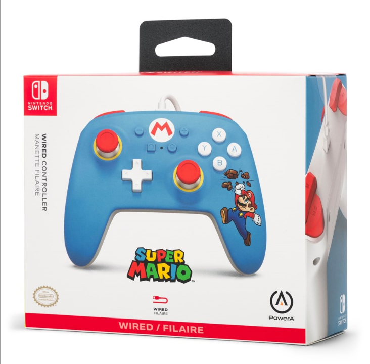 PowerA wired controller for Nintendo Switch Mario block breaker - Gamepad - Nintendo Switch
