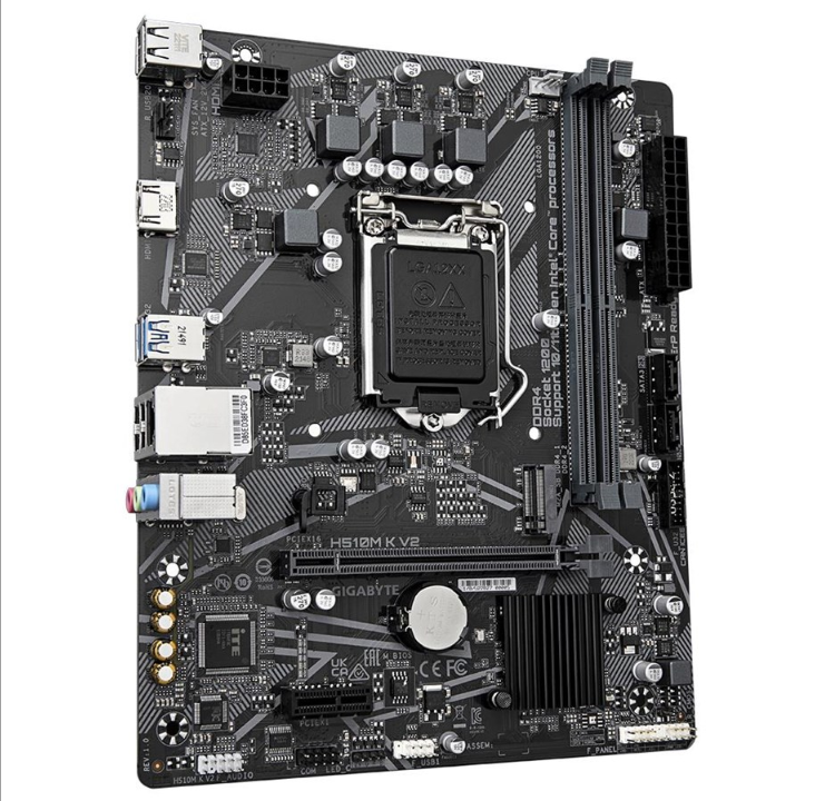 اللوحة الأم GIGABYTE H510M K V2 - Intel H470 - مقبس Intel LGA1200 - ذاكرة الوصول العشوائي DDR4 - Micro-ATX