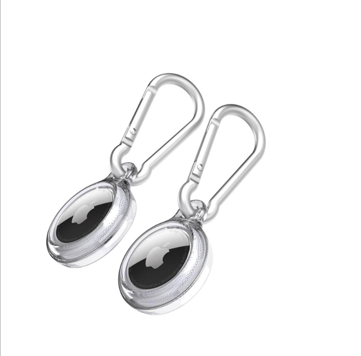 Tech21 Evo Clear case for AirTag (2-Pack) - Transparent