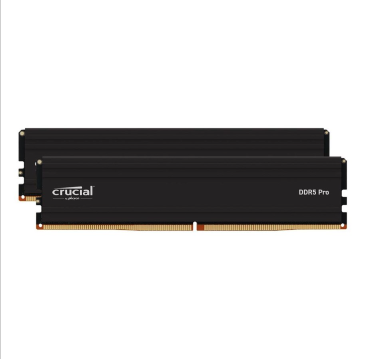 Crucial - DDR5 - kit - 48 GB: 2 x 24 GB - DIMM 288-pin - 5600 MHz / PC5-44800 - unbuffered