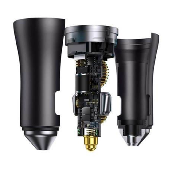 Baseus Golden Contactor Pro car charger 2x USB-C 40W (Dark Gray)