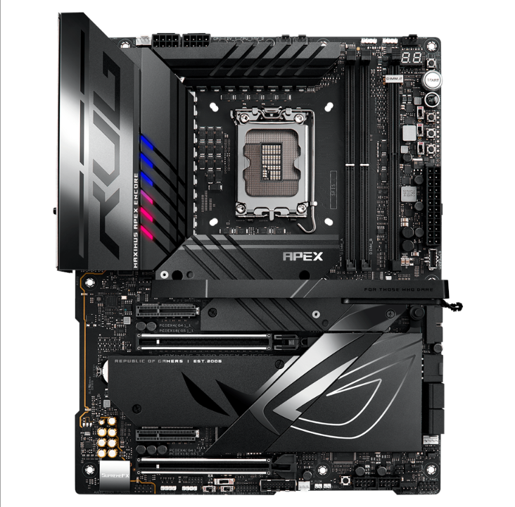ASUS ROG MAXIMUS Z790 APEX ENCORE Motherboard - Intel Z790 - Intel LGA1700 socket - DDR5 RAM - ATX