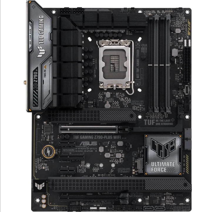 ASUS TUF GAMING Z790-PLUS WIFI (V2) Motherboard - Intel Z790 - Intel LGA1700 socket - DDR5 RAM - ATX