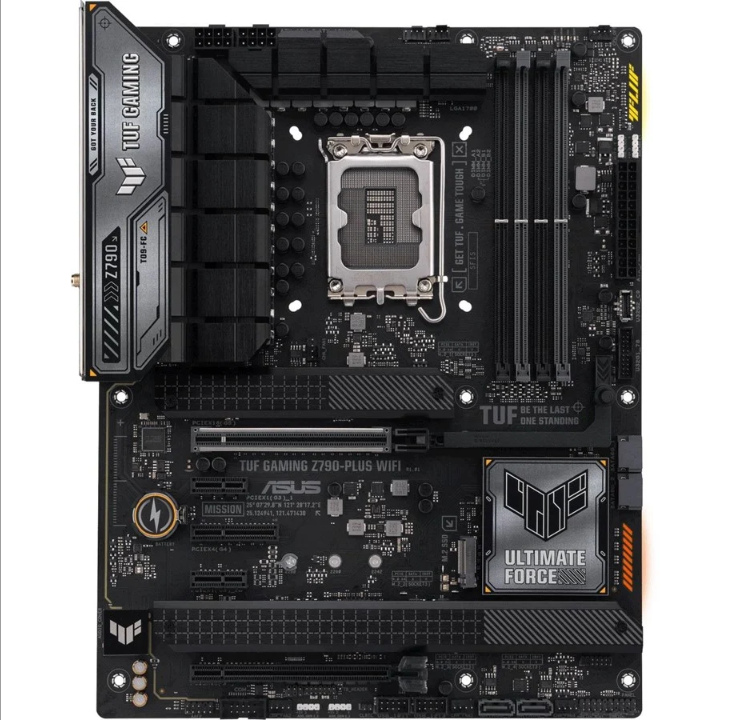 ASUS TUF GAMING Z790-PLUS WIFI (V2) Motherboard - Intel Z790 - Intel LGA1700 socket - DDR5 RAM - ATX