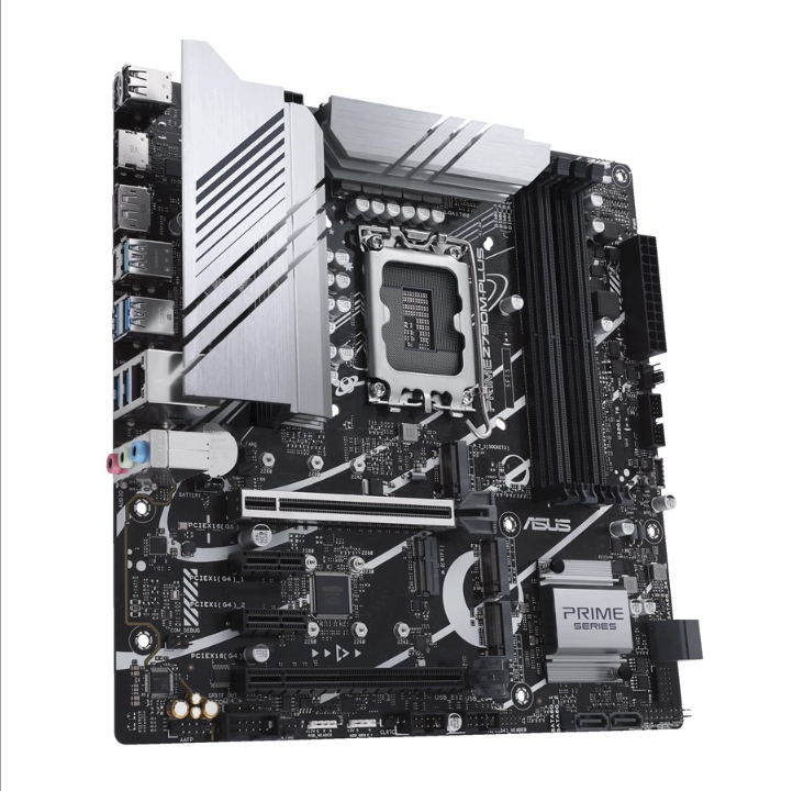 ASUS PRIME Z790M-PLUS (V2) Motherboard - Intel Z790 - Intel LGA1700 socket - DDR5 RAM - Micro-ATX