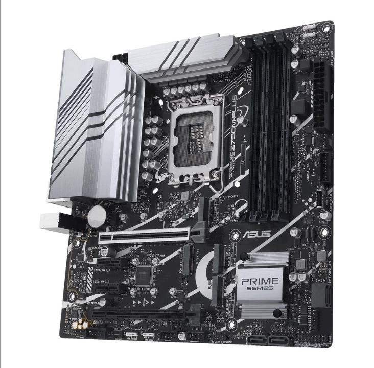 ASUS PRIME Z790M-PLUS (V2) Motherboard - Intel Z790 - Intel LGA1700 socket - DDR5 RAM - Micro-ATX