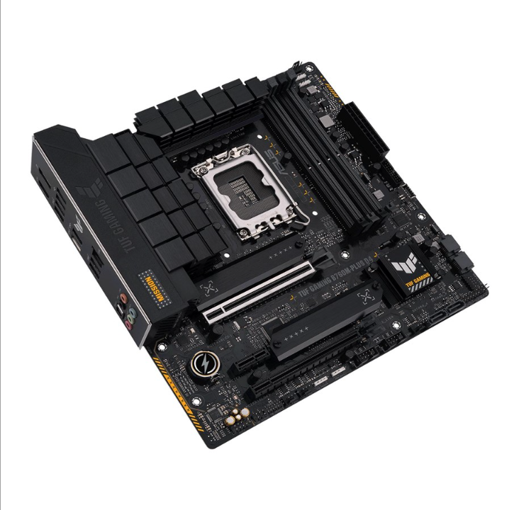 ASUS TUF GAMING B760M-PLUS D4 (V2) Motherboard - Intel B760 - Intel LGA1700 socket - DDR4 RAM - Micro-ATX