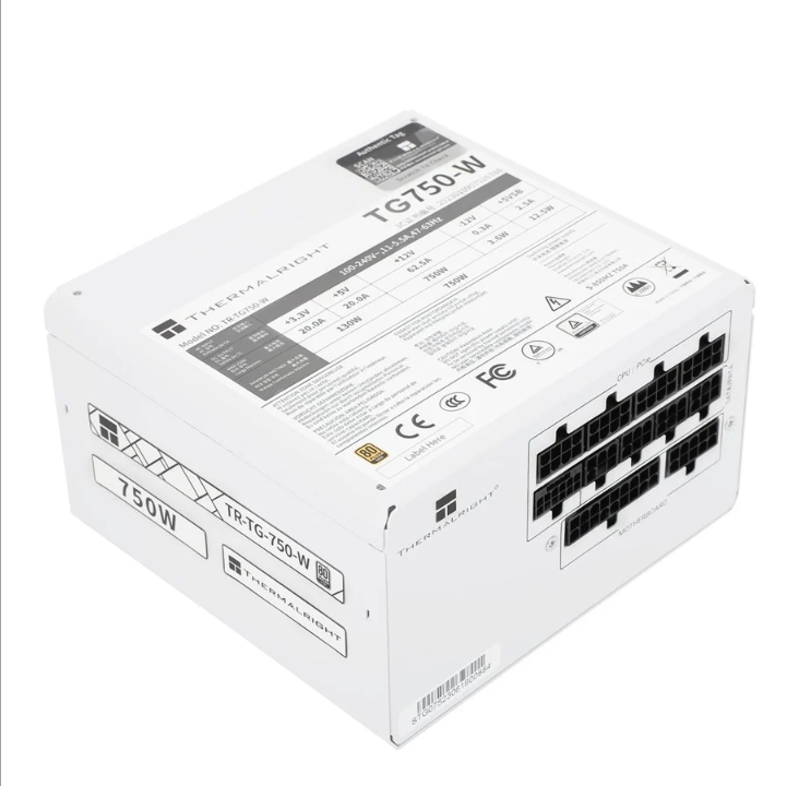Thermalright TG (modular) White - power supply - 750 Watt - 120 mm - 80 Plus Gold certificate