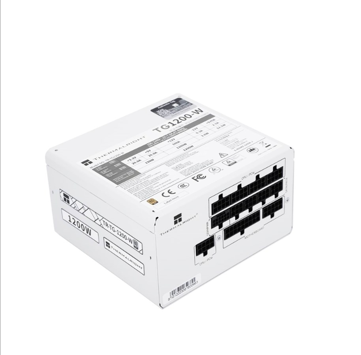 Thermalright TG (modular) White - power supply - 1200 Watt - 120 mm - 80 Plus Gold certificate