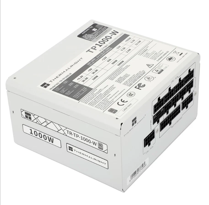 Thermalright TP White - power supply - 1000 Watt - 120 mm - 80 Plus Platinum certificate