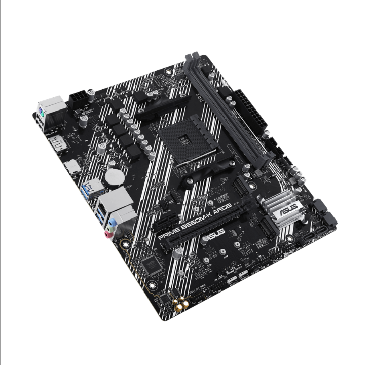 ASUS PRIME B550M-K ARGB Motherboard - AMD B550 - AMD AM4 socket - DDR4 RAM - Micro-ATX
