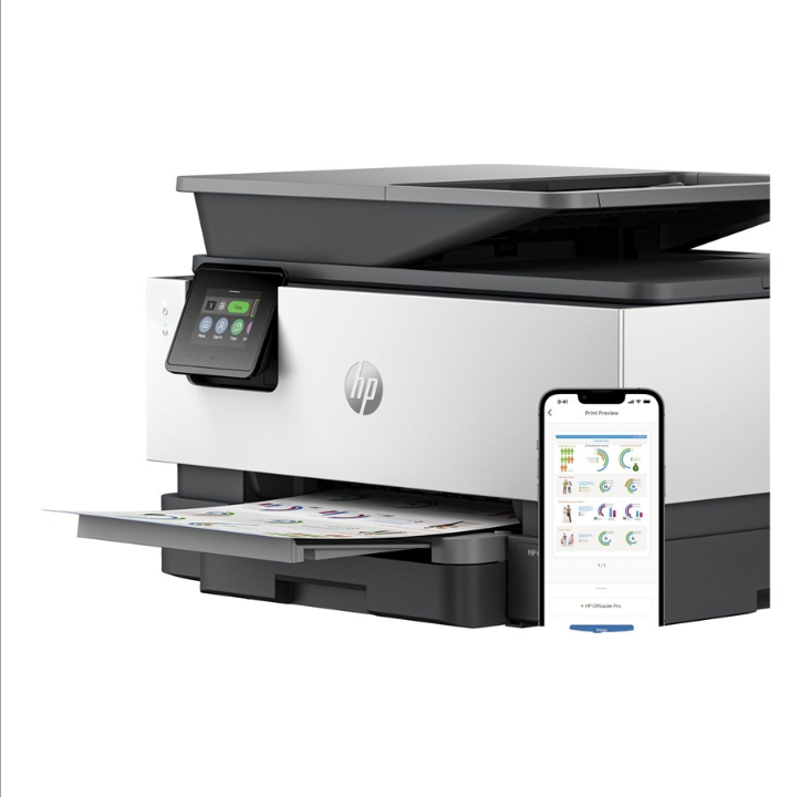 HP Officejet Pro 9120b 多功能喷墨打印机,带传真功能 - 彩色 - 墨水