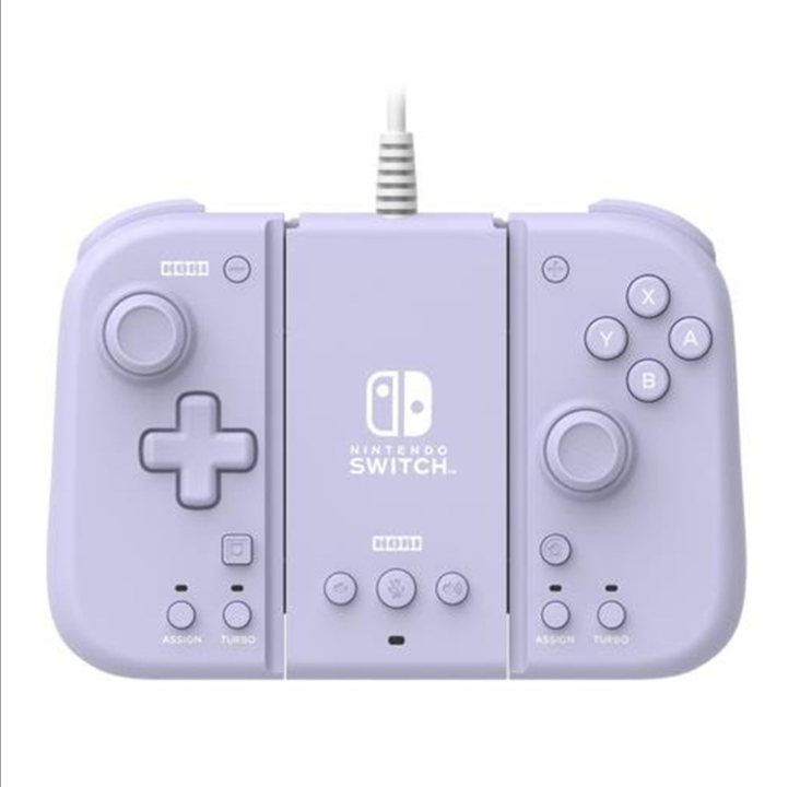 HORI Split Pad Compact Attachment Set (Lavender) - Gamepad - Nintendo Switch