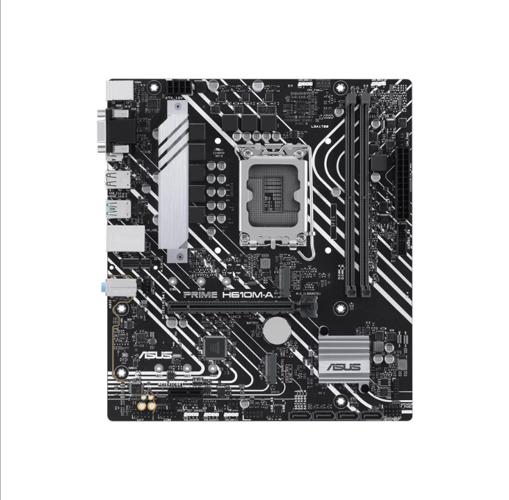 اللوحة الأم ASUS PRIME H610M-A-CSM - Intel H610 - مقبس Intel LGA1700 - ذاكرة الوصول العشوائي DDR5 - Micro-ATX
