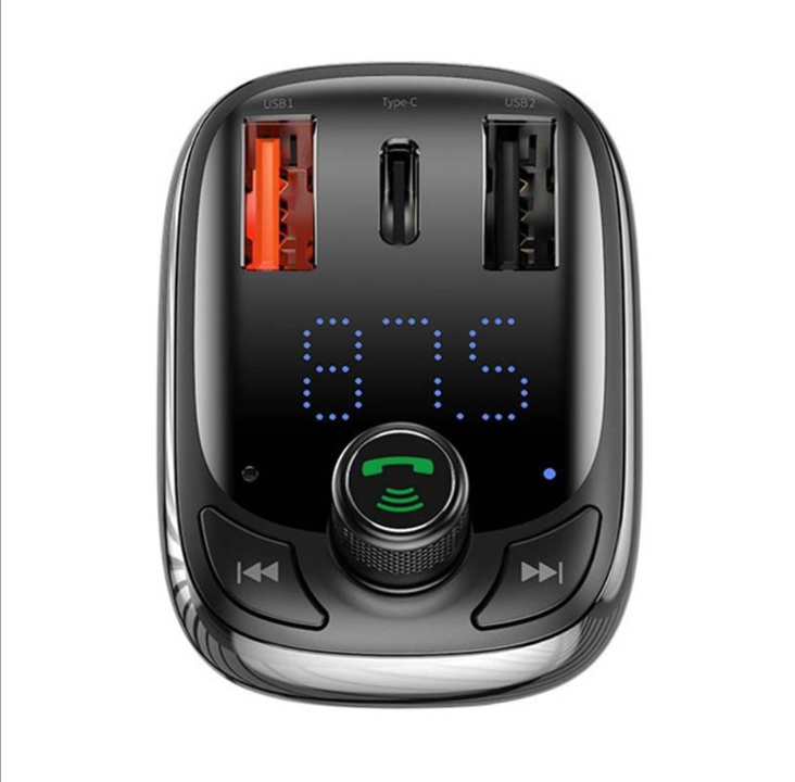 Baseus Car Bluetooth MP3 Player T Shaped S-13 Black OS