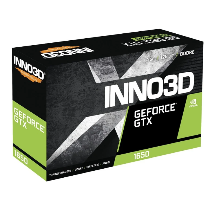 Inno3D GeForce GTX 1650 Twin X2 OC V3 - 4GB GDDR6 RAM - 显卡