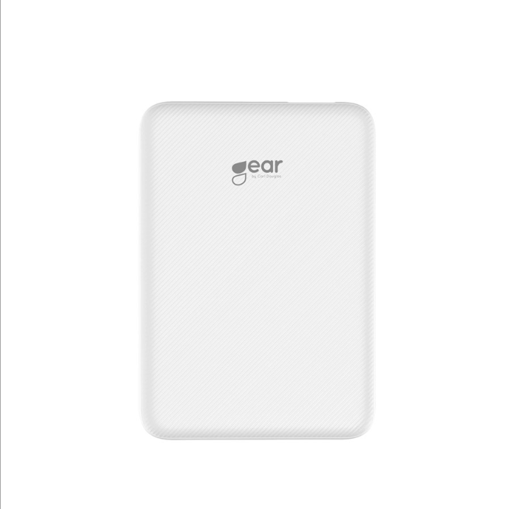 GEAR Ultracompact PowerBank - Vit - 5000 mAh