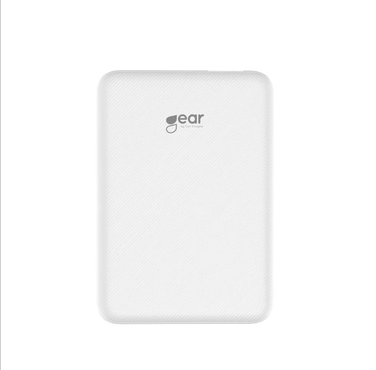 GEAR Ultracompact PowerBank - Vit - 10000 mAh *DEMO*