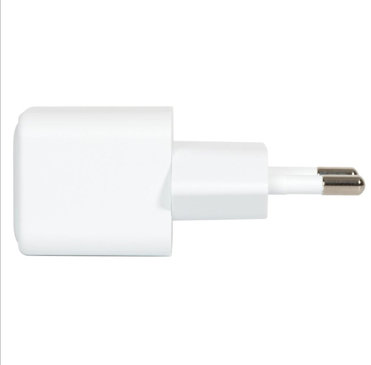 Deltaco USB-C mini wall charger 1x USB-C PD 20 W white