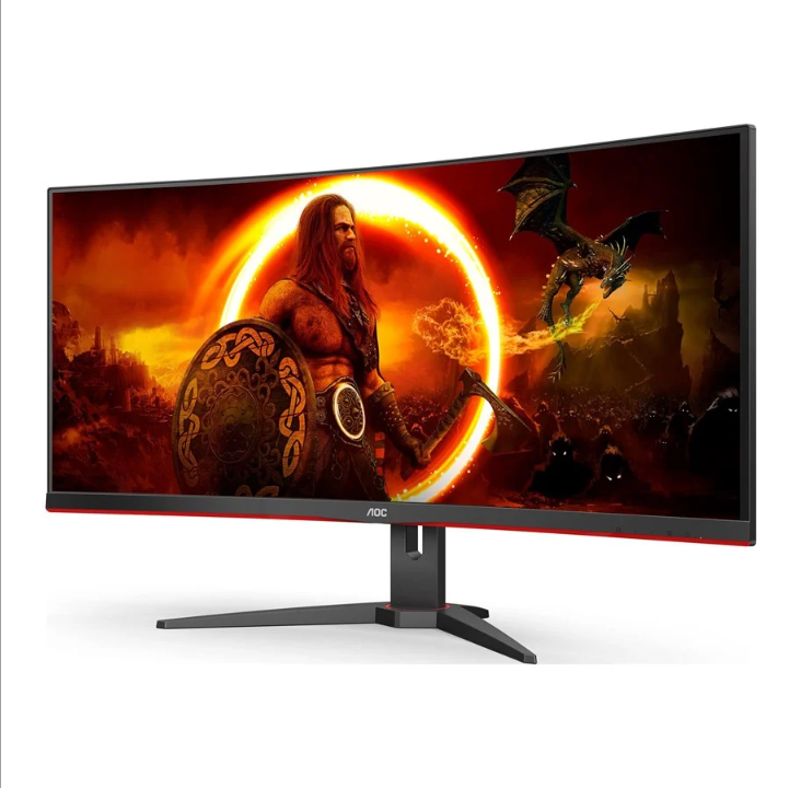 34" AOC CU34G2XE/BK - 3440x1440 - 144Hz - VA - HDR10 - Curved - 1 ms - Screen
