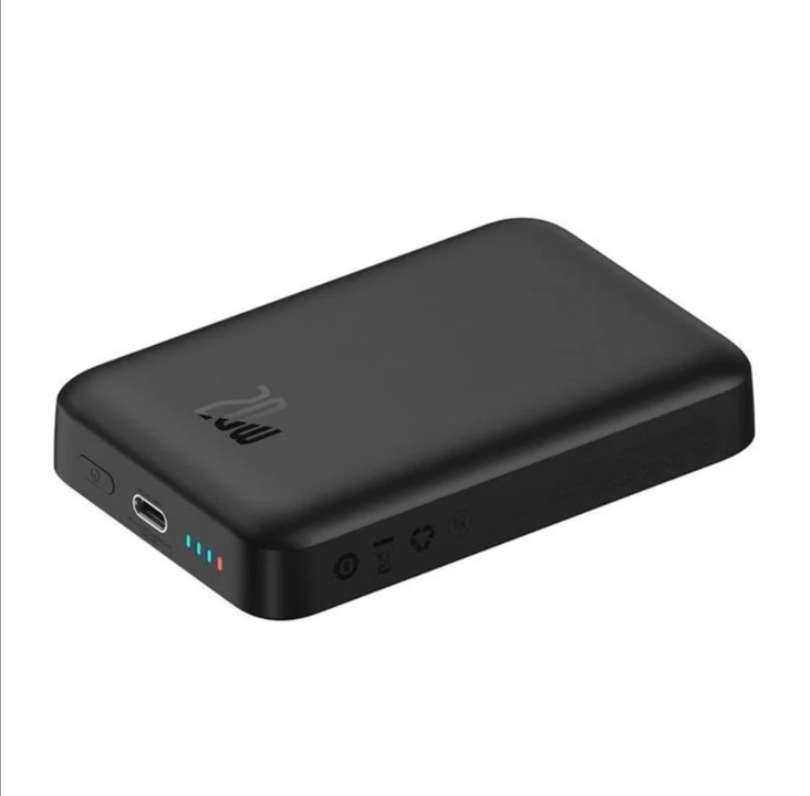 Baseus Magnetic Mini 10000mAh 20W MagSafe (black) PowerBank - Svart - 10000 mAh