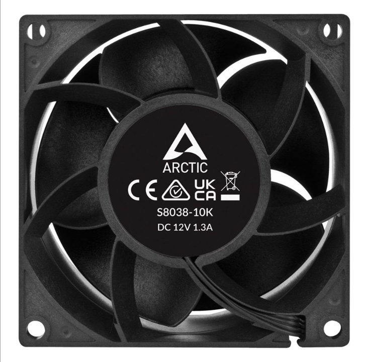 Arctic Server Fan S8038-10K - 4-pack - Chassis fan - 80mm - Black